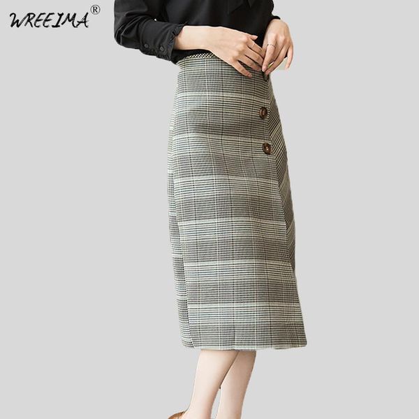 skirts 2021 autumn womens fashion plaid skirt femme single breaste faldas female casual a-line gray xadrez women qz14, Black
skirts 2021 autumn womens fashion plaid skirt femme single breaste faldas female casual a-line gray xadrez women qz14, Black