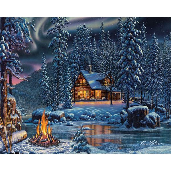paintings christmas gift diy digital oil painting series of snow cabin color acrylic paint fashionable home decoration
paintings christmas gift diy digital oil painting series of snow cabin color acrylic paint fashionable home decoration