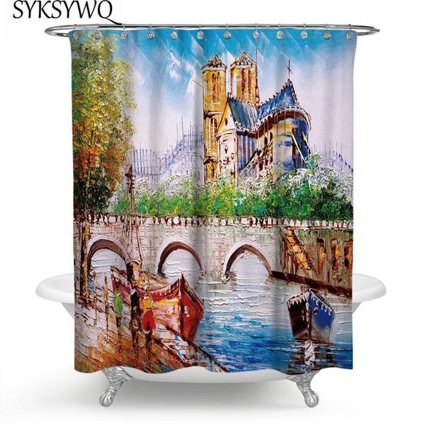 shower curtains oil painting curtain bridge landscape rideau de douche blue sky river boat douchegordijn bathroom castle cortina
shower curtains oil painting curtain bridge landscape rideau de douche blue sky river boat douchegordijn bathroom castle cortina