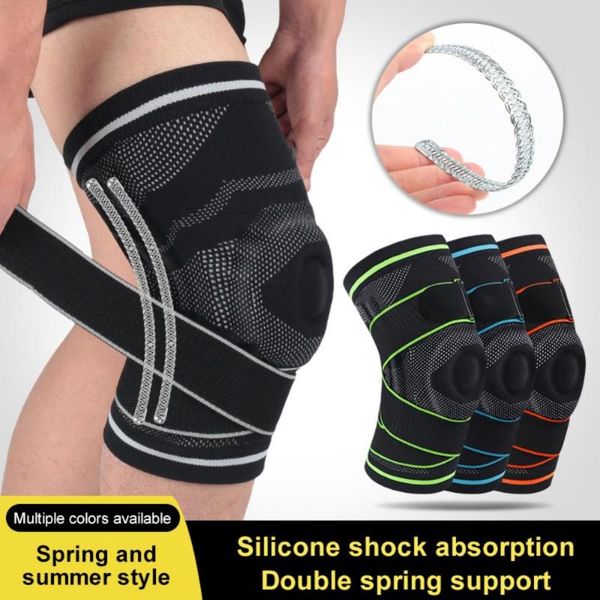 pcs knee patella protector brace running compression sleeve support silicone spring pad basketball sports kneepads elbow & pads, Black;gray
pcs knee patella protector brace running compression sleeve support silicone spring pad basketball sports kneepads elbow & pads, Black;gray