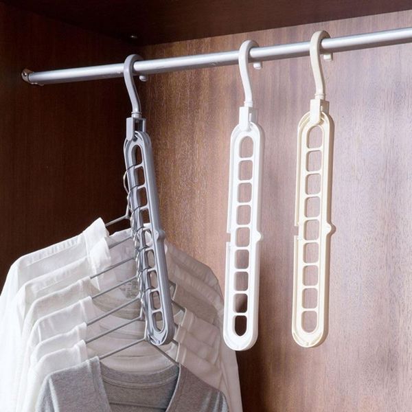 hangers & racks rotating nine-hole hanger multi-function multi-layer folding magic wardrobe storage plastic rack hook
hangers & racks rotating nine-hole hanger multi-function multi-layer folding magic wardrobe storage plastic rack hook