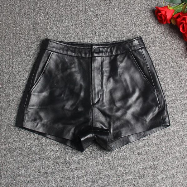 women's shorts fashion .2021 yrsoft sheepskin shorts.women genuine leather shorts.brand sales lady slim shorts., White;black
women's shorts fashion .2021 yrsoft sheepskin shorts.women genuine leather shorts.brand sales lady slim shorts., White;black