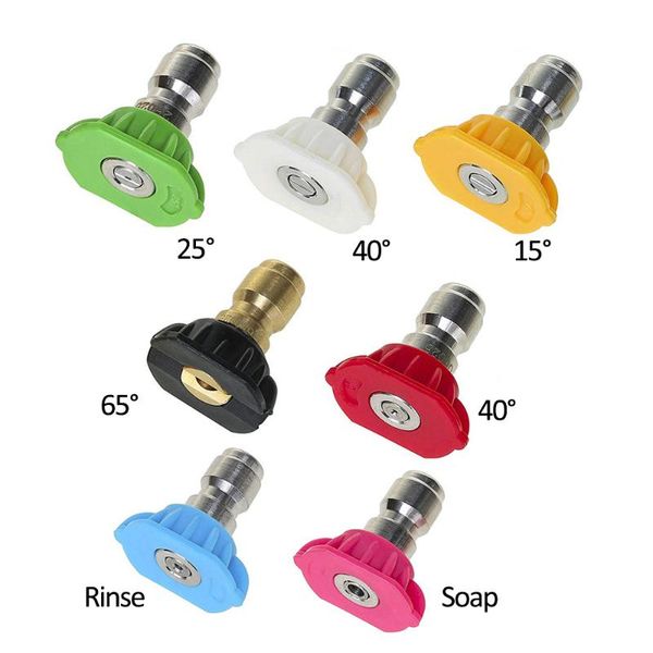 1/4\\'\\' quick connect spray nozzles attachment cleaning connector pressure washer tools watering equipments
1/4\\'\\' quick connect spray nozzles attachment cleaning connector pressure washer tools watering equipments