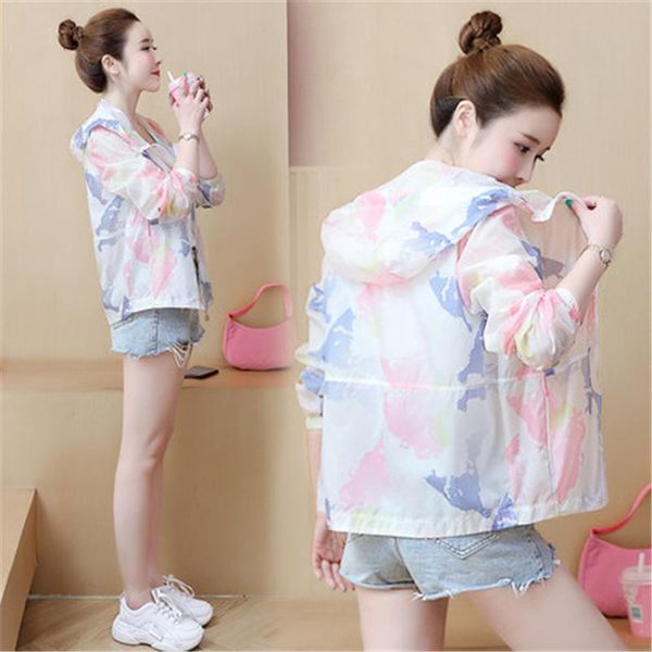 women's jackets 2021 summer fashion short hooded long-sleeved printing breathable thin outdoor sunscreen clothing tide, Black;brown
women's jackets 2021 summer fashion short hooded long-sleeved printing breathable thin outdoor sunscreen clothing tide, Black;brown