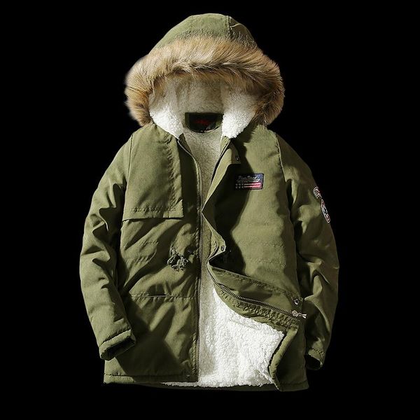 men's jackets winter military long jacket coat for men fleece lined fur hood streetwear m-5xl japanese style mens clothing, Black;brown
men's jackets winter military long jacket coat for men fleece lined fur hood streetwear m-5xl japanese style mens clothing, Black;brown