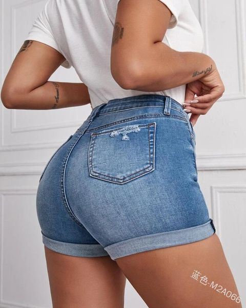 women's jeans women denim shorts fashion ripped mid-waist slim-fit straight pocket zipper distressed washed summer street hipster, Blue
women's jeans women denim shorts fashion ripped mid-waist slim-fit straight pocket zipper distressed washed summer street hipster, Blue