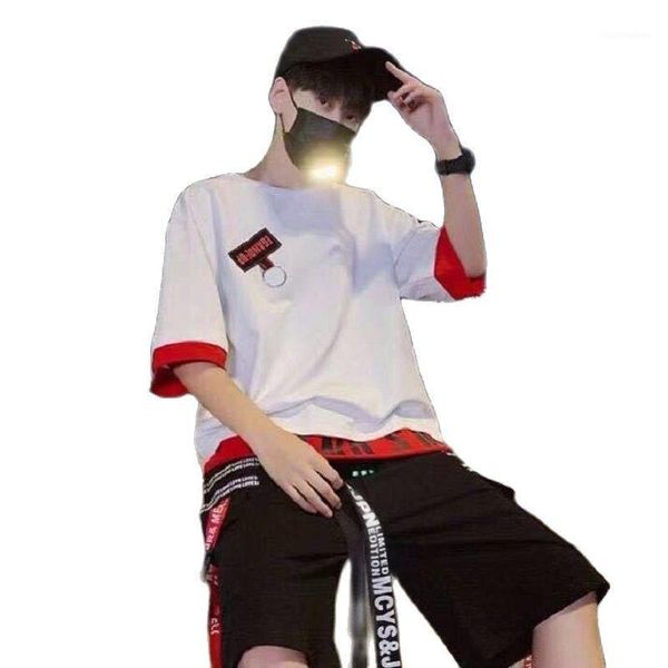 men's tracksuits men sets short-sleeved t-shirt summer 2021 fashion loose tracksuit set korean 5-point sleeve shorts two-piece tyjtjy, Gray
men's tracksuits men sets short-sleeved t-shirt summer 2021 fashion loose tracksuit set korean 5-point sleeve shorts two-piece tyjtjy, Gray