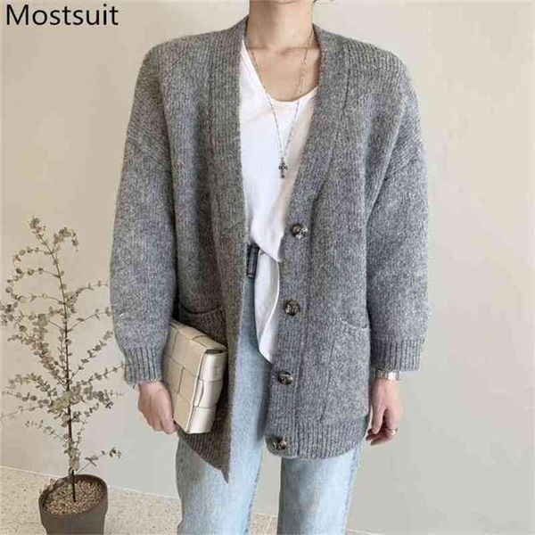 thicken knitted korean cardigans women winter single breasted v-neck long sweaters solid fashion ladies jumpers coats 210513, White;black
thicken knitted korean cardigans women winter single breasted v-neck long sweaters solid fashion ladies jumpers coats 210513, White;black