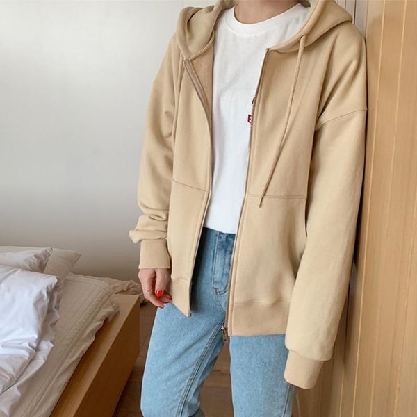 fashion casual hooded sweatshirt coat women 2021 spring autumn ol plus size loose sportswear sweatshirts outwear women's hoodies &, Black
fashion casual hooded sweatshirt coat women 2021 spring autumn ol plus size loose sportswear sweatshirts outwear women's hoodies &, Black