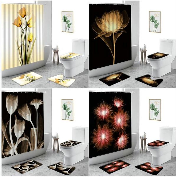 shower curtains 3d beautiful flowers yellow tulip curtain waterproof bathroom decor bath set non-slip carpet toilet cover mat
shower curtains 3d beautiful flowers yellow tulip curtain waterproof bathroom decor bath set non-slip carpet toilet cover mat