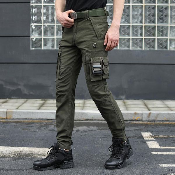 fashion men's military pants multi-pocket overalls resistant cotton casual cargo men army trousers, Black
fashion men's military pants multi-pocket overalls resistant cotton casual cargo men army trousers, Black