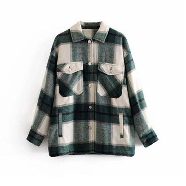 women's jackets korean coats women clothing plaid jacket female casual loose thin lapel woolen fashion coat turn-down collar single bre, Black;brown
women's jackets korean coats women clothing plaid jacket female casual loose thin lapel woolen fashion coat turn-down collar single bre, Black;brown