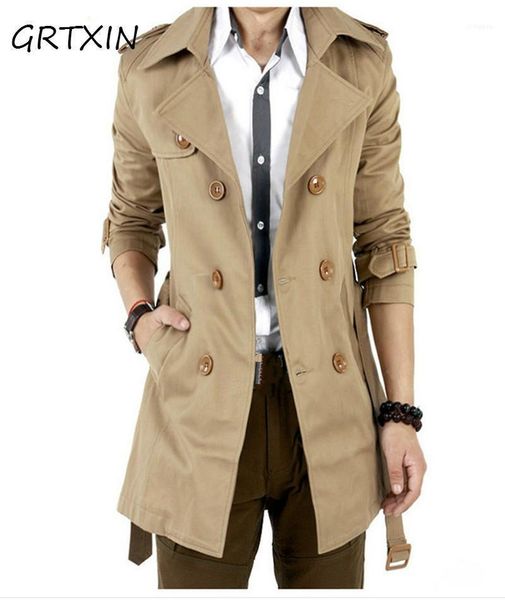 trench coat men classic double breasted mens long masculino clothing jackets & coats british style overcoat1, Tan;black
trench coat men classic double breasted mens long masculino clothing jackets & coats british style overcoat1, Tan;black