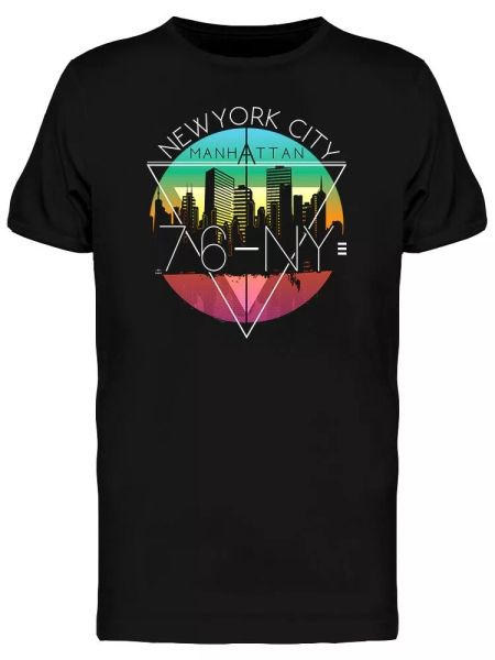 New York Rainbow Skyline Tee Men's -Image by Shutterstock, White;black
New York Rainbow Skyline Tee Men's -Image by Shutterstock, White;black
