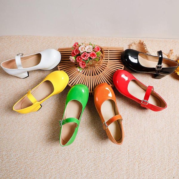 dress shoes patent leather spring autumn mary jane women's buckle strap high heels retro platform lolita woman red black
dress shoes patent leather spring autumn mary jane women's buckle strap high heels retro platform lolita woman red black