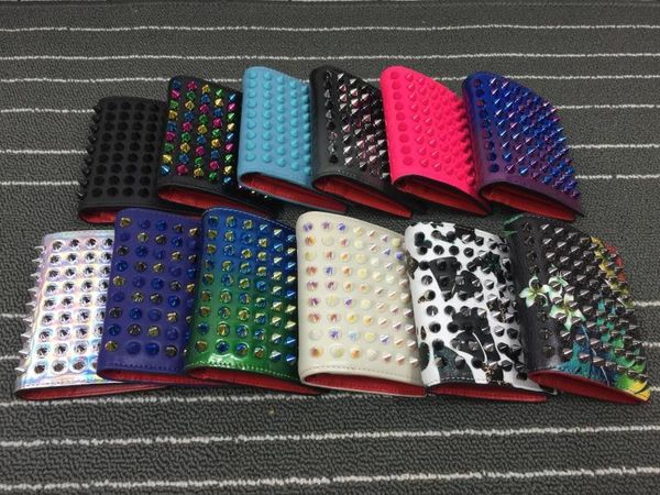 men real leather wallets rivet gun side red color nail fold women short bags paragraph tide, Red;black
men real leather wallets rivet gun side red color nail fold women short bags paragraph tide, Red;black