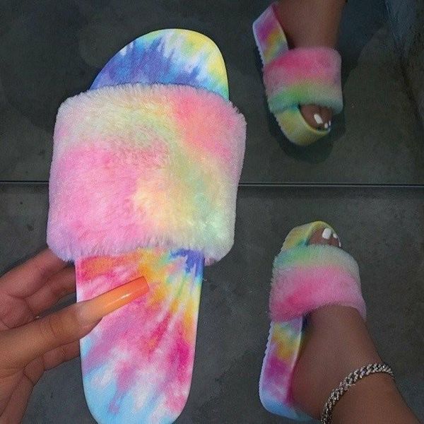 fashion warm shoes woman winter slippers faux fur women slip on flip flops female slides plus size, Black
fashion warm shoes woman winter slippers faux fur women slip on flip flops female slides plus size, Black