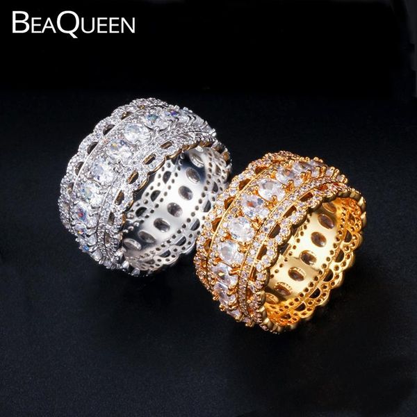 wedding rings beaqueen sparkling oval cubic zirconia paved women full finger big yellow gold color dubai bands jewelry r087, Slivery;golden
wedding rings beaqueen sparkling oval cubic zirconia paved women full finger big yellow gold color dubai bands jewelry r087, Slivery;golden