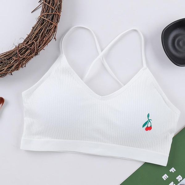 bras comfortable push up for women seamless underwear cute cherry female wireless bralette brassiere crop lingerie, Red;black
bras comfortable push up for women seamless underwear cute cherry female wireless bralette brassiere crop lingerie, Red;black