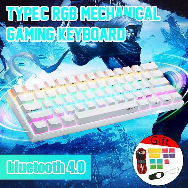 keyboards pro2 mini portable wireless bluetooth 60% mechanical keyboard red blue brown switch gaming detachable cable
keyboards pro2 mini portable wireless bluetooth 60% mechanical keyboard red blue brown switch gaming detachable cable