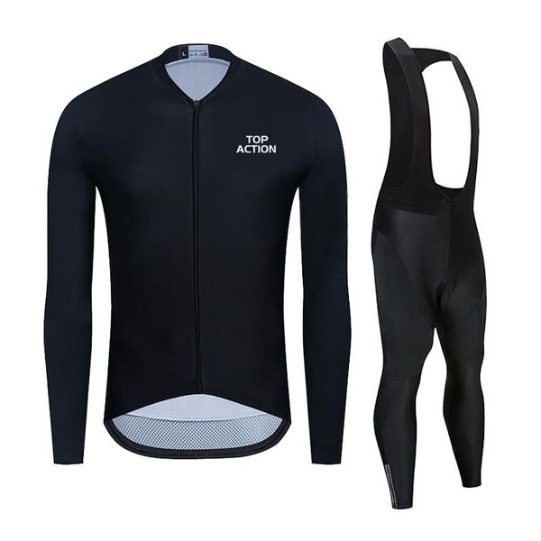action spring autumn 2021 long sleeve cycling jersey set ropa ciclismo breathable racing bike clothing mtb 19d gel pad sets, Black;blue
action spring autumn 2021 long sleeve cycling jersey set ropa ciclismo breathable racing bike clothing mtb 19d gel pad sets, Black;blue