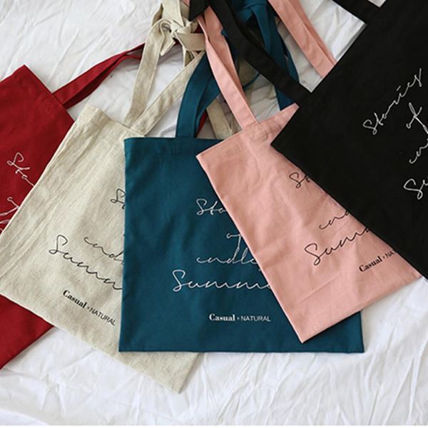 shopping bags yile casual & natural cotton linen tote shoulder bag english letter 4 solid color zt13e
shopping bags yile casual & natural cotton linen tote shoulder bag english letter 4 solid color zt13e