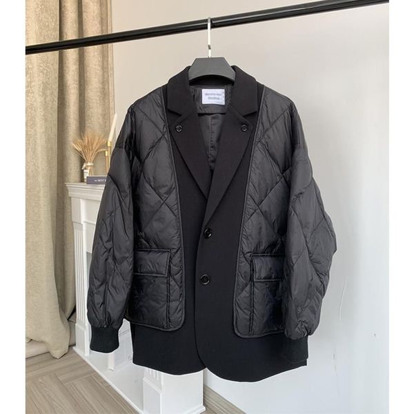 winter cotton padded jackcet women two-piece coat korean loose fashion thickened jacket warm women's down & parkas, Black
winter cotton padded jackcet women two-piece coat korean loose fashion thickened jacket warm women's down & parkas, Black