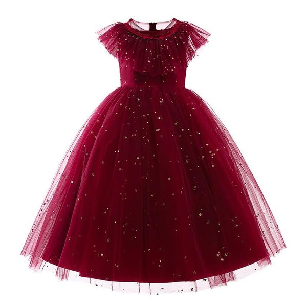 girl's dresses 2021 kids long dress flower girl star print wedding birthday party communion evening 4-14 years old children's clot, Red;yellow
girl's dresses 2021 kids long dress flower girl star print wedding birthday party communion evening 4-14 years old children's clot, Red;yellow