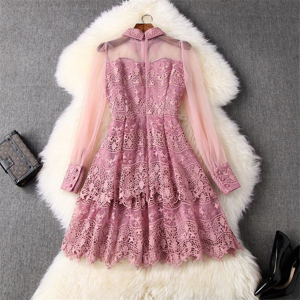 two piece dress female runway mode spring long manga designers see through small embroidered tulle mini dress party lace 6xif, White
two piece dress female runway mode spring long manga designers see through small embroidered tulle mini dress party lace 6xif, White