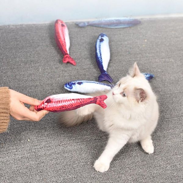 cat toys 18cm 3d fish shape toy soft plush interactive playing for pet kitten stuffed pillow doll simulation supply 
cat toys 18cm 3d fish shape toy soft plush interactive playing for pet kitten stuffed pillow doll simulation supply