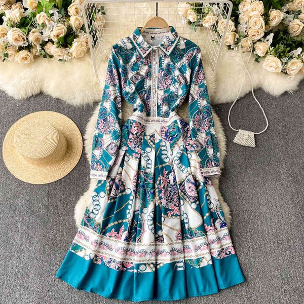 dresses retro court wind women korean turndown collar long sleeve a-line es autumn bohemian print vacation, Black;gray
dresses retro court wind women korean turndown collar long sleeve a-line es autumn bohemian print vacation, Black;gray