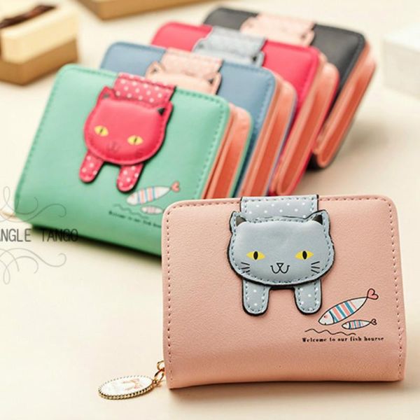 wallets mini cat cute wallet pu leather small purse 2021 female short zipper bag cartoon student coin ladies, Red;black
wallets mini cat cute wallet pu leather small purse 2021 female short zipper bag cartoon student coin ladies, Red;black