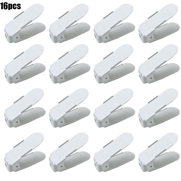 16pcs durable adjustable shoe organizer footwear support slot space saving cabinet closet stand shoes storage rack shoebox clothing & wardro
16pcs durable adjustable shoe organizer footwear support slot space saving cabinet closet stand shoes storage rack shoebox clothing & wardro