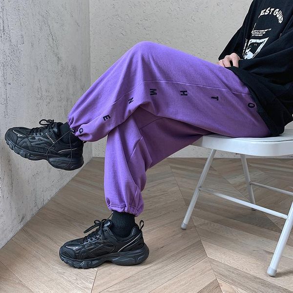 dyb&zacq purple drawstring tie foot sweatpants for women summer thin ins fashion loose drape feel small pants 21 3xl daily men's, Black
dyb&zacq purple drawstring tie foot sweatpants for women summer thin ins fashion loose drape feel small pants 21 3xl daily men's, Black