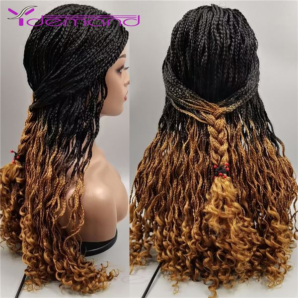y demand diy braided wigs curly dress wig box braid synthetic ombre blonde long braids for women black in daily use, Black;brown
y demand diy braided wigs curly dress wig box braid synthetic ombre blonde long braids for women black in daily use, Black;brown