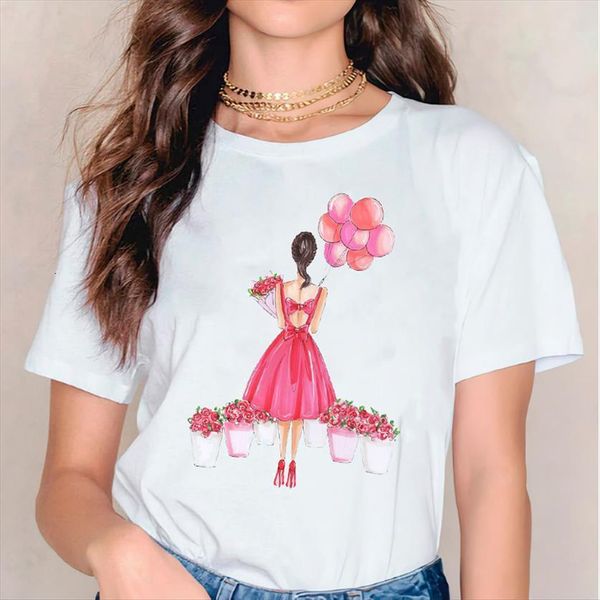 cartoon flower girl love women t shirts short sleeve 90s graphic ladies print lady female tee shirt, White
cartoon flower girl love women t shirts short sleeve 90s graphic ladies print lady female tee shirt, White