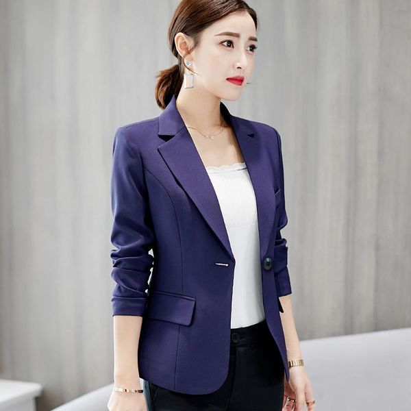 women's suits & blazers women long sleeve elegant button womens notched slim korean style blazer plus size outwear female cloth, White;black
women's suits & blazers women long sleeve elegant button womens notched slim korean style blazer plus size outwear female cloth, White;black