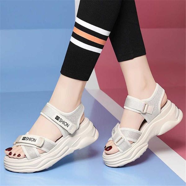sandals 2021 woman height increasing thick bottom sole wedges women hook & loop summer sequins platform sandalias mujer, Black
sandals 2021 woman height increasing thick bottom sole wedges women hook & loop summer sequins platform sandalias mujer, Black