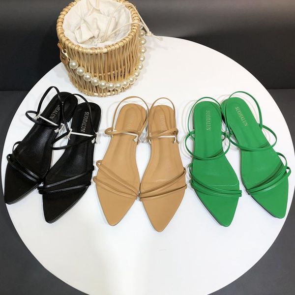 sandals clear heels 2021 summer large size sale of women's shoes ankle strap female sandal big girls open low flat pointed outside s, Black
sandals clear heels 2021 summer large size sale of women's shoes ankle strap female sandal big girls open low flat pointed outside s, Black