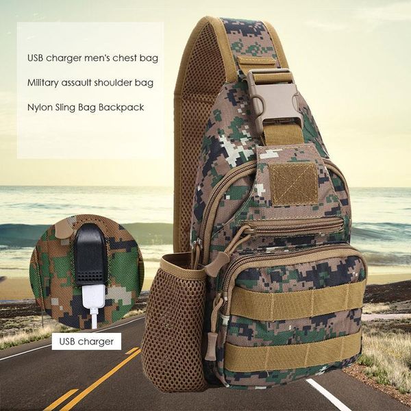 military backpack unilateral durable nylon usb outdoor storage tactics chest bag tourism money shoulder bags
military backpack unilateral durable nylon usb outdoor storage tactics chest bag tourism money shoulder bags