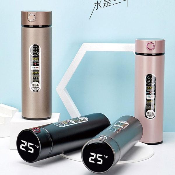 water bottles intelligent temperature cup 304 stainless steel insulation men's business office straight portable
water bottles intelligent temperature cup 304 stainless steel insulation men's business office straight portable