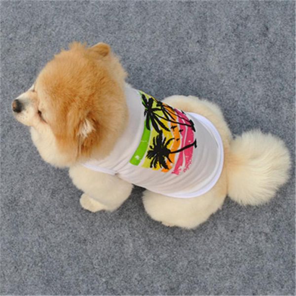 dog apparel colorful coconut tree pattern white summer cat clothing & shoes vest t-shirt classic comfortable fashions
dog apparel colorful coconut tree pattern white summer cat clothing & shoes vest t-shirt classic comfortable fashions