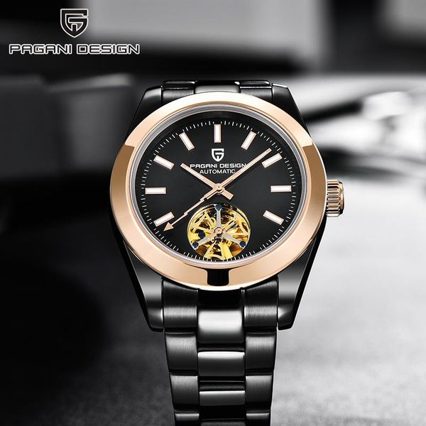 wristwatches pagani design business men's watch tourbillon mechanical wristwatch stainless steel waterproof automatic clock, Slivery;brown
wristwatches pagani design business men's watch tourbillon mechanical wristwatch stainless steel waterproof automatic clock, Slivery;brown