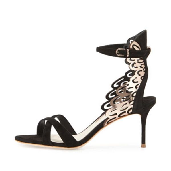 sandals open toe hollow out luxury party dress weeding shoes est women thin heel fashion, Black
sandals open toe hollow out luxury party dress weeding shoes est women thin heel fashion, Black