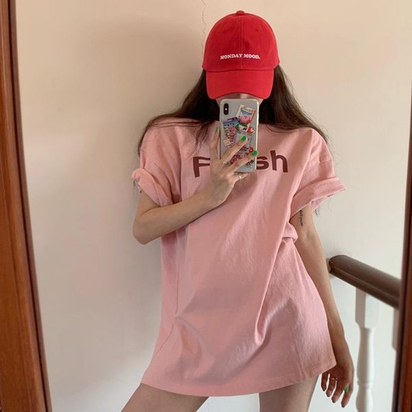 women's t-shirt harajuku style student summer korean female cotton casual o-neck fresh letter print pattern fashion couple, White
women's t-shirt harajuku style student summer korean female cotton casual o-neck fresh letter print pattern fashion couple, White