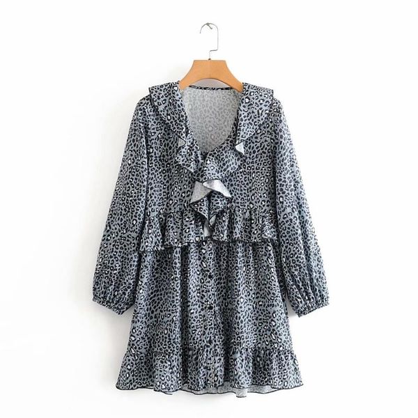 casual dresses 2021 spring women's lotus leaf v-neck long sleeve laminated decorative short dress animal print 07969027041, Black;gray
casual dresses 2021 spring women's lotus leaf v-neck long sleeve laminated decorative short dress animal print 07969027041, Black;gray