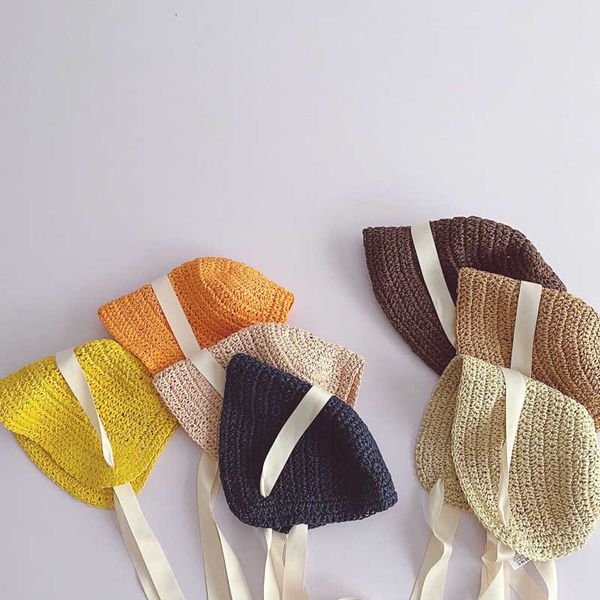 summer arrival children's ribbon straw kids baby grass sunshade hat 210528, Yellow
summer arrival children's ribbon straw kids baby grass sunshade hat 210528, Yellow
