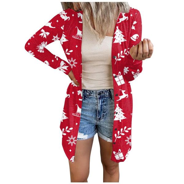 women's knits & tees christmas printed women cardigans long sleeve loose mid length knittwear casual sweater cardigan female knitted co, White
women's knits & tees christmas printed women cardigans long sleeve loose mid length knittwear casual sweater cardigan female knitted co, White