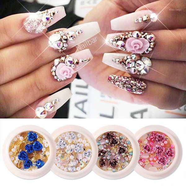 rose flower nail rhinestones silver rivet studs pearl 3d art decorations set mixed size sparkling manicur crystal1, Silver;gold
rose flower nail rhinestones silver rivet studs pearl 3d art decorations set mixed size sparkling manicur crystal1, Silver;gold