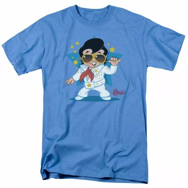 Elvis Presley Jumpsuit T Shirt Mens Licensed The King Tee Carolina Blue, White;black
Elvis Presley Jumpsuit T Shirt Mens Licensed The King Tee Carolina Blue, White;black